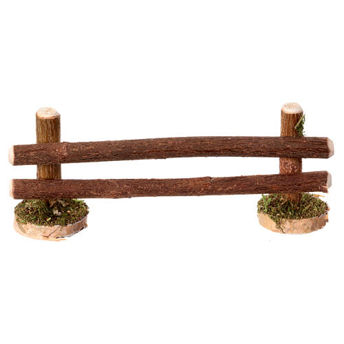Staccionata legno 5x12 cm per presepe 8-10 cm 1