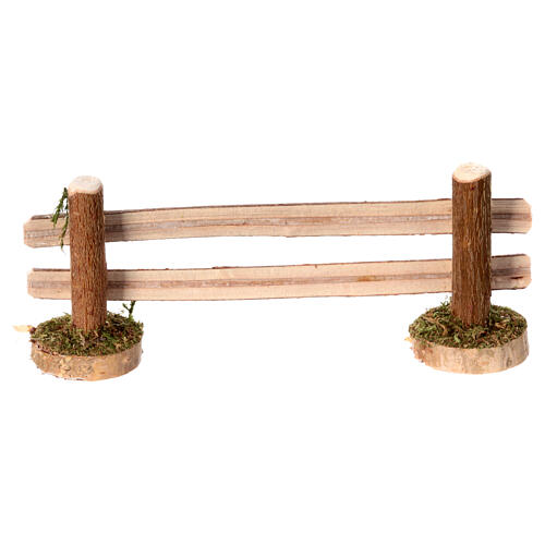 Staccionata legno 5x12 cm per presepe 8-10 cm 3