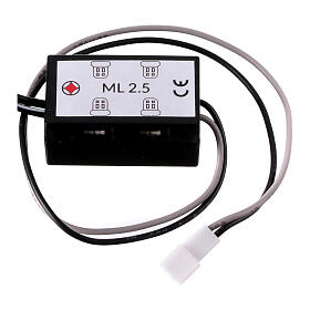 Mini-Vierfach-Steckdose mit 4 Ausgängen und 2,5-mm-Stecker – Micro Light System (MLS)