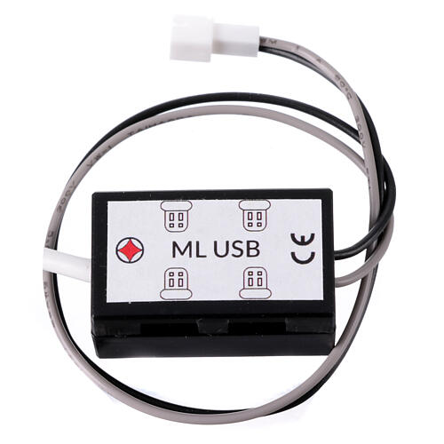 Mini-Vierfach-Steckdose mit USB-Ausgang – Micro Light System (MLS) 1