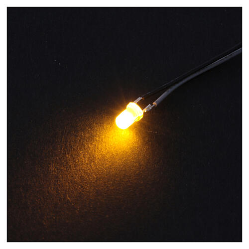 Mikro-Lichtsystem, LED, gelb, 3 mm  2