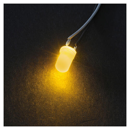 Led fuego amarillo 5 mm 2