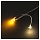 Yellow LED for fire effect, 3 mm, 2.1 mm pin s2