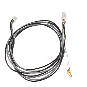 LED, rot, 5 mm – mit Flackereffekt, 2,1 mm Stecker