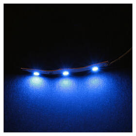 Mini LED strip, 3 blue LEDs for Micro Light System