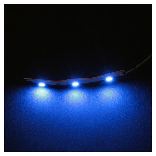 Mini LED strip, 3 blue LEDs for Micro Light System 2