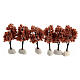 Autumn tree with red leaves for 4-6 cm Nativity Scene, h 10 cm s2