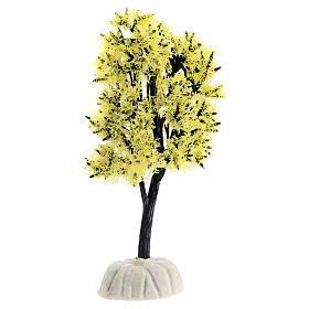 Green tree with base for 4-6 cm Nativity Scene, h 10 cm