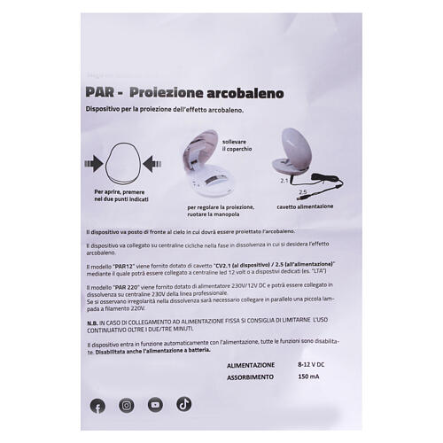 Regenbogen-Projektor – 220 V 7