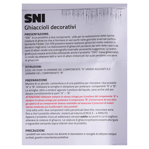 Ghiaccio confezione 140 CC con catalizzatore 4