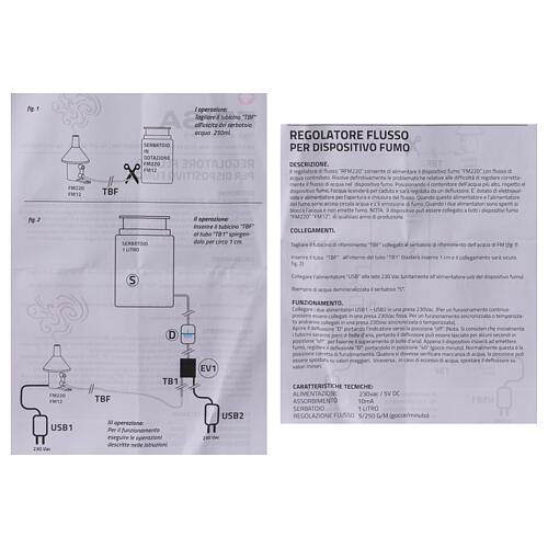 Durchflussregler für Rauchgenerator 3