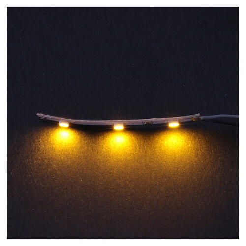 Striscia 3 led gialli per Micro Light System 2