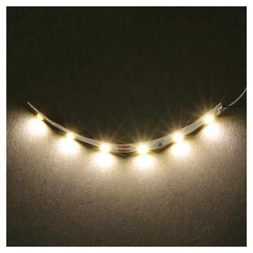 Striscia 6 led bianco caldo per MLS 2