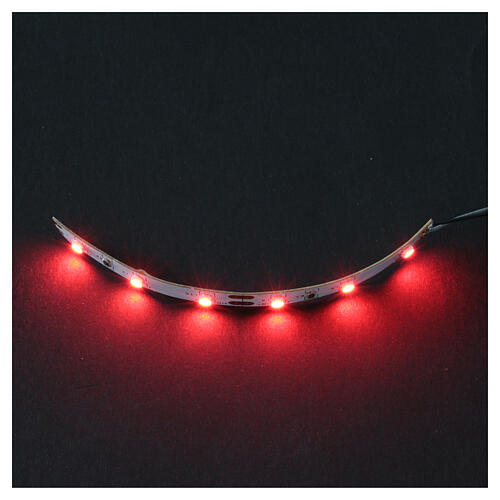 Six red LED strip for Micro Light System 2