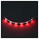 Six red LED strip for Micro Light System s2