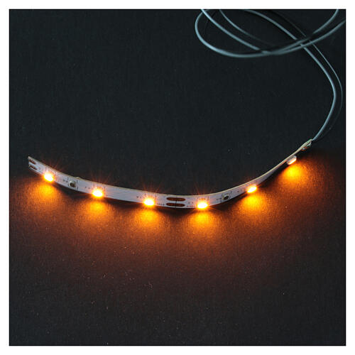 Six orange LED strip for Micro Light System 2