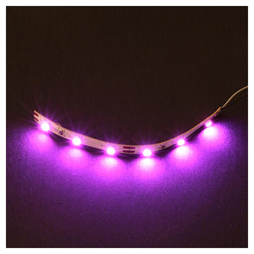 Six pink LED strip for Micro Light System 2