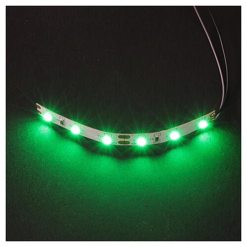 Striscia 6 led verde Micro Light System 2