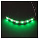 Striscia 6 led verde Micro Light System s2