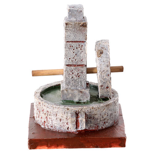 Mühlstein für Krippe mit 14 cm Figuren-Serie, 10×10 cm 1