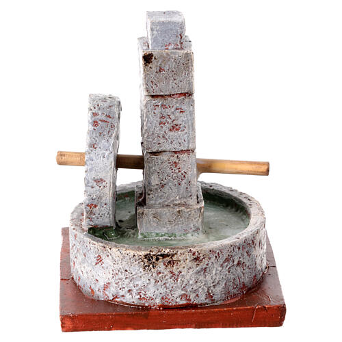 Mühlstein für Krippe mit 14 cm Figuren-Serie, 10×10 cm 4