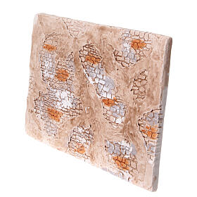 Antike Steinmauer, farbig, 20 x 30 cm für Krippenzubehör