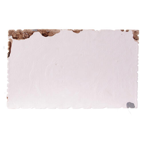 Muro in gesso per presepe 20X30 cm 3