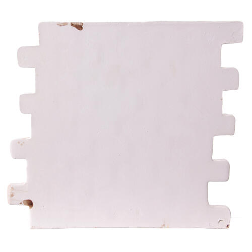 Große Ziegelmauer 25 x 25 cm für Krippe 3