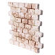 Big brick wall for Nativity Scene, 25x25 cm s2