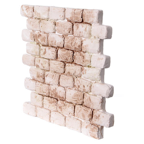 Mur en briques grand 25x25 cm crèche 2