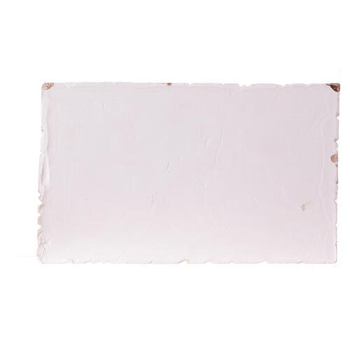 Mauer aus Gips mit farbigem Putz – 20×30 cm 3