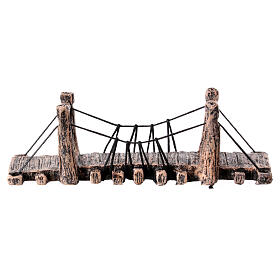 Brücke aus Kunstharz und Kordel – für 10 cm Krippe