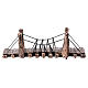 Brücke aus Kunstharz und Kordel – für 10 cm Krippe s1