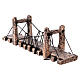 Brücke aus Kunstharz und Kordel – für 10 cm Krippe s2