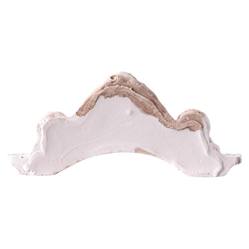 Arch with decoration for Nativity Scene, plaster, 5x15 cm 3