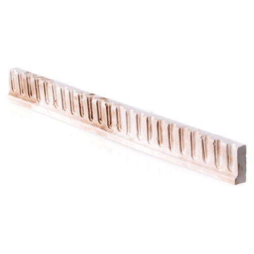 Tempelfries aus Gips 5×30 cm 2