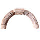 Arch with keystone for Nativity Scene, 10x15 cm s1