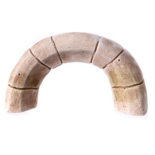 Arco com pedra chave para presépio 5x10 cm 1