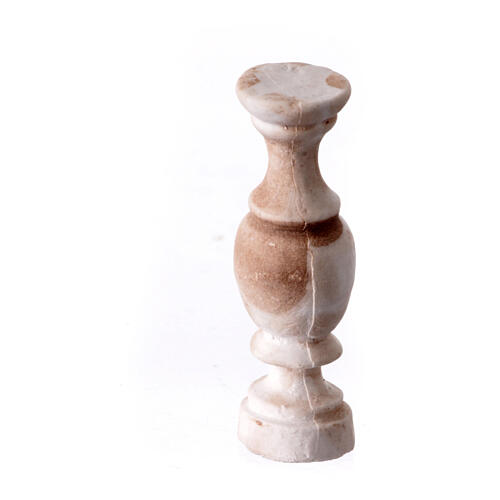 Stützelement für Geländer – 4 × 2,2 cm, Zubehör aus Gips für den Krippenbau 1