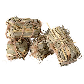 Heuballen, gebunden – 3 × 5 × 3 cm