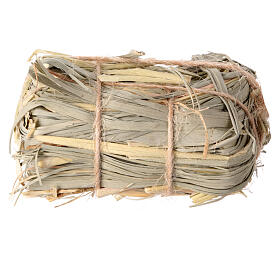 Tied hay bale for nativity scene 10 cm 3x5x3 cm