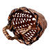 Wicker basket with straps for 10 cm Nativity Scene, h 5 cm s2