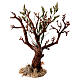 Árvore miniatura presépio 8-10 cm sem folhas h real 13 cm s1