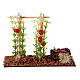 Setting with tomato plants and a box for 12 cm Nativity Scene, 10x12x5 cm s1