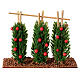 Gemüsegarten mit Klettertomaten für Krippe mit 10–12 cm Figuren-Serie s4