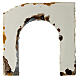 Arco presépio 10-12 cm gesso pintado 20x20 cm s6