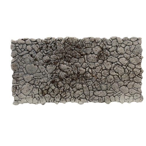 Podłoga kamień nieregularny do szopki, 30x15 cm, malowany gips 1