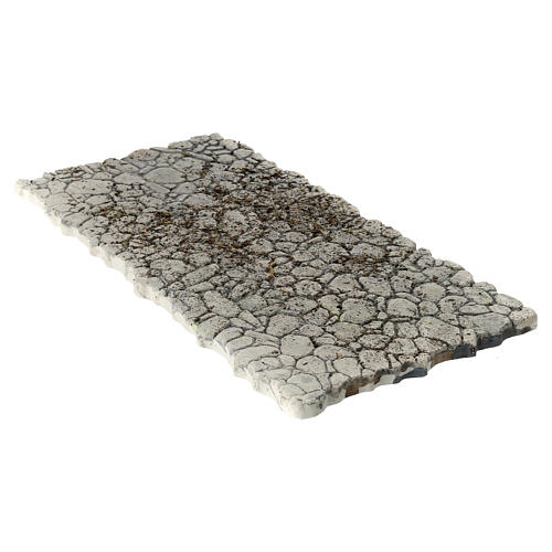 Podłoga kamień nieregularny do szopki, 30x15 cm, malowany gips 6
