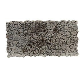 Pavimento pedra irregular presépio 30x15 cm gesso pintado