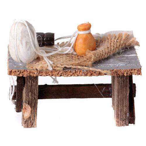 Cheese and charcuterie stall for 10 cm Nativity Scene, 10x10x5 cm 4
